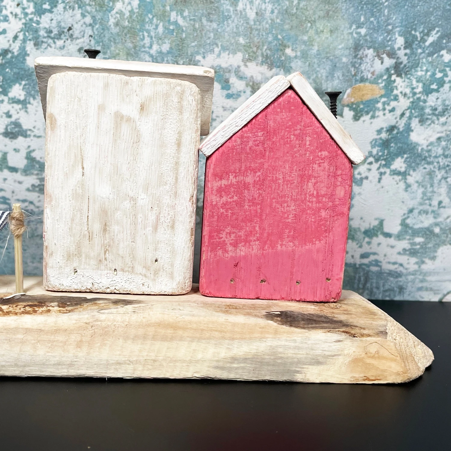 Rustic Wooden Harbour Cottages Ornament 6 Rustic Wooden Harbour Cottages Ornament - Image 6