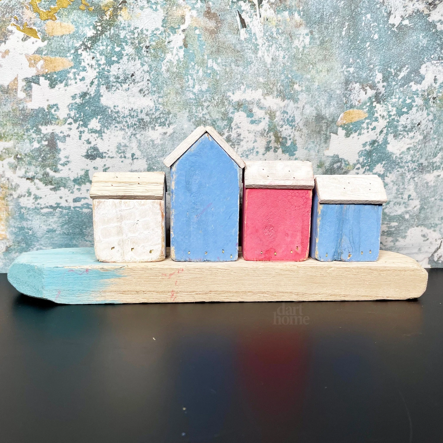 Rustic Wooden Harbour Houses Ornament 8 Rustic Wooden Harbour Houses Ornament - Image 8