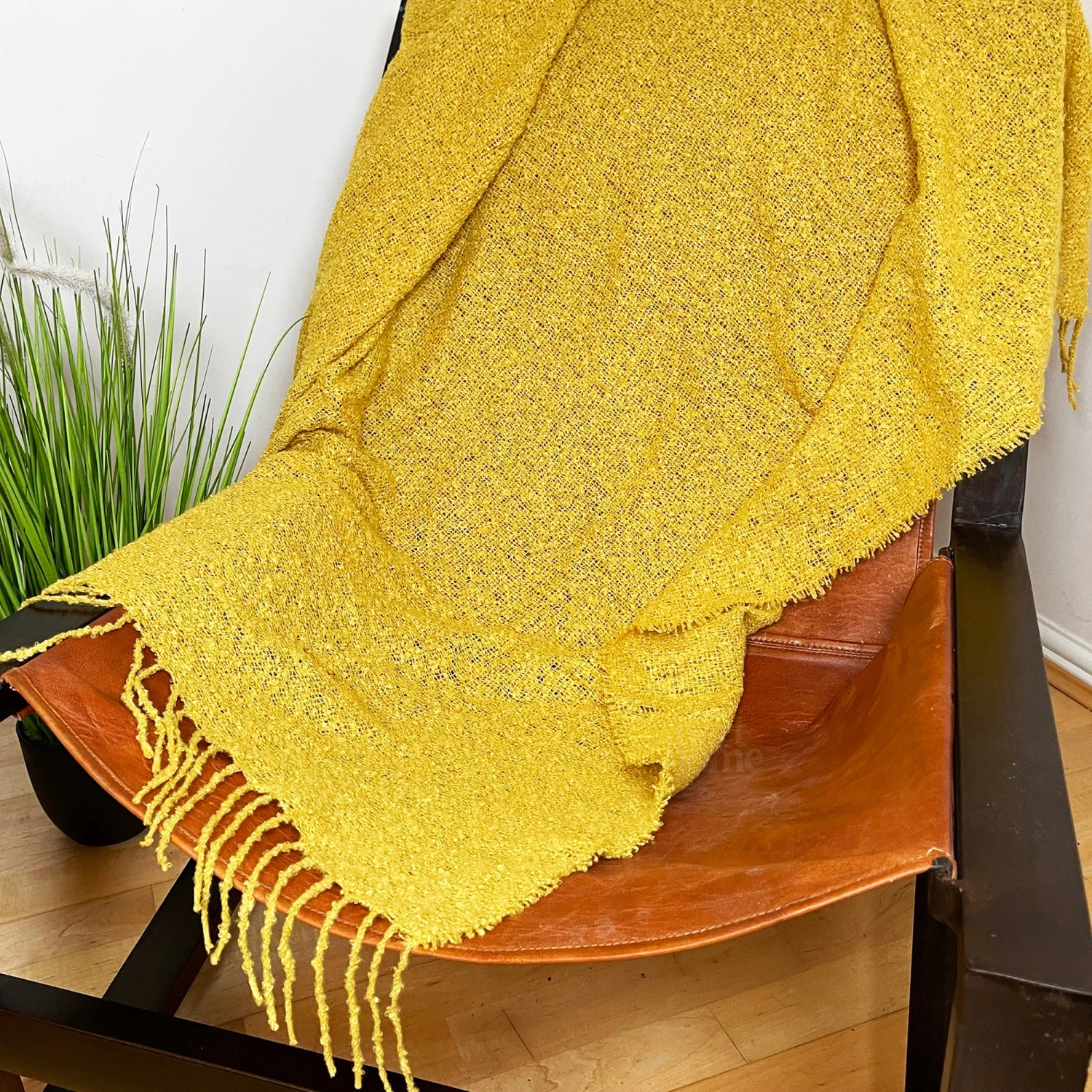 Soft Plaid Mustard Yellow Throw 127cm X 152cm 1 Soft Plaid Mustard Yellow Throw 127cm X 152cm
