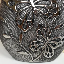 Wide Ceramic Butterfly Vase -Home Decoration IMG E8580 editedP