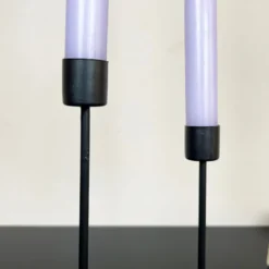 Black Spiral Double Candlestick Holder -Home Decoration IMG E8829