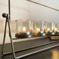 Gold Multi Hurricane Candle Holder Set -Home Decoration IMG E8925