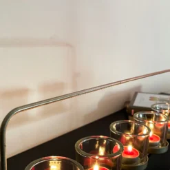 Gold Multi Hurricane Candle Holder Set -Home Decoration IMG E8927