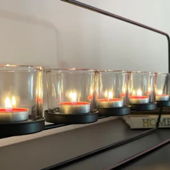 Black Multi Hurricane Candle Holder Set 11 Black Multi Hurricane Candle Holder Set -Home Decoration IMG E8943