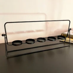 Black Multi Hurricane Candle Holder Set 14 Black Multi Hurricane Candle Holder Set -Home Decoration IMG E8947