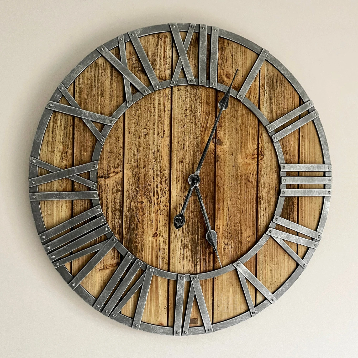 Industrial Wilston 60cm Wall Clock 2 Industrial Wilston 60cm Wall Clock - Image 2