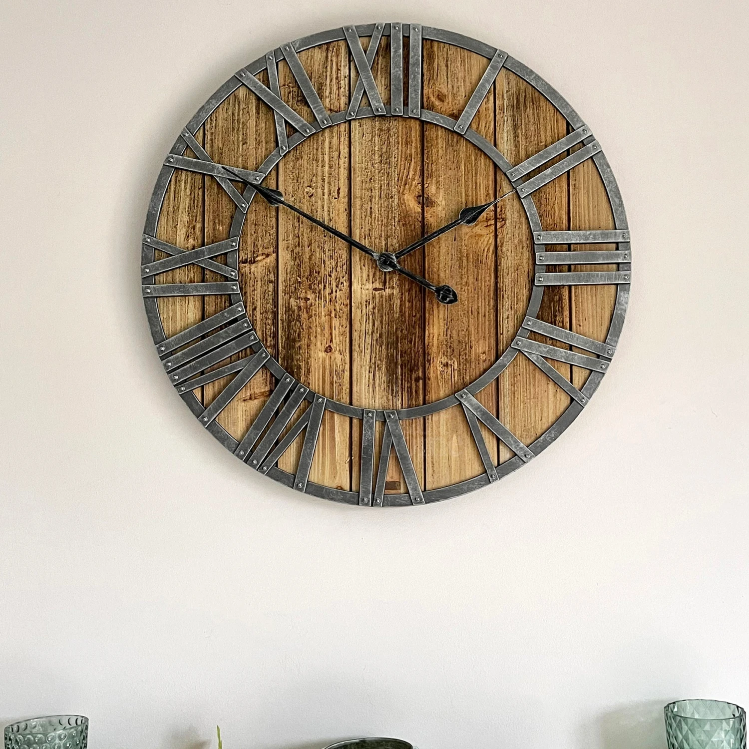 Industrial Wilston 60cm Wall Clock 1 Industrial Wilston 60cm Wall Clock