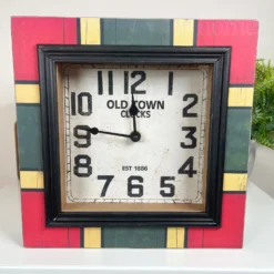 Square Retro Mantle Clock -Home Decoration IMG E9069 editedAE