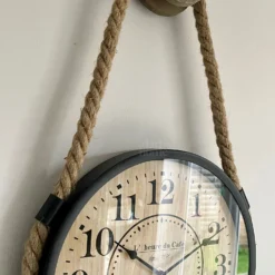 Hanging Clock On Rope Pulley 11 Hanging Clock On Rope Pulley -Home Decoration IMG E9097