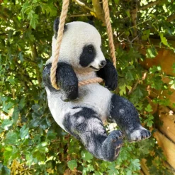Hanging Panda Garden Ornament 30cm -Home Decoration IMG E9420 editedCZ