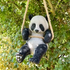 Hanging Panda Garden Ornament 30cm