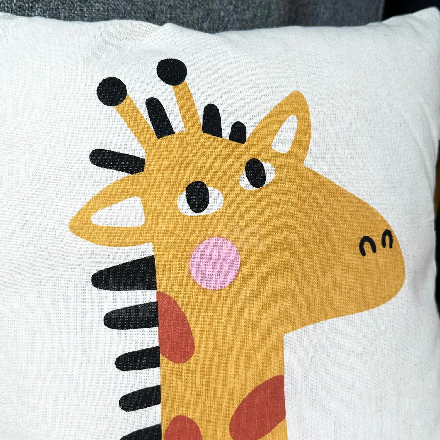 Safari Childrens Cushion - Giraffe 2 Safari Childrens Cushion - Giraffe - Image 2