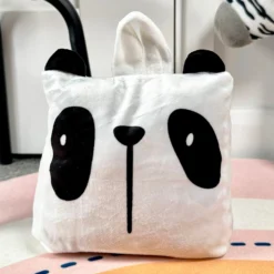 Plush Panda Head Door Stop