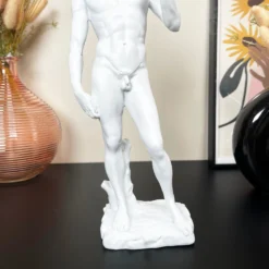 White Cool David Michelangelo Ornament -Home Decoration IMG E9662 editedIR