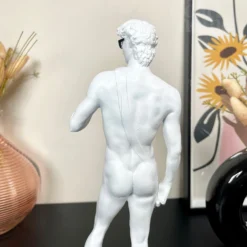 White Cool David Michelangelo Ornament -Home Decoration IMG E9666 editedIU