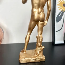 Gold Cool David Michelangelo Ornament -Home Decoration IMG E9675 editedJC