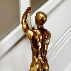 Set Of 2 Gold Climbing Men Figurines -Home Decoration IMG E9767 editedMH