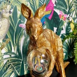 Gold Kangaroo Table Lamp -Home Decoration IMG E9807 edited34