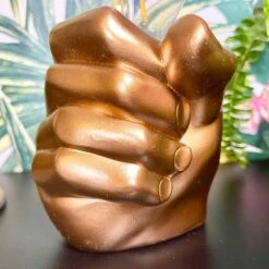 Golden Fist Shadeless Table Lamp -Home Decoration IMG E9822 edited175