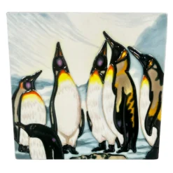 Penguin Meeting Ceramic Tile Wall Art -Home Decoration IMG E9872 editedAEcopy