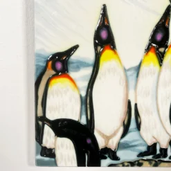 Penguin Meeting Ceramic Tile Wall Art -Home Decoration IMG E9875 editedAH
