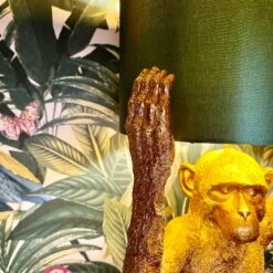 Large Gold Chimp Lamp -Home Decoration IMG E9885 edited49
