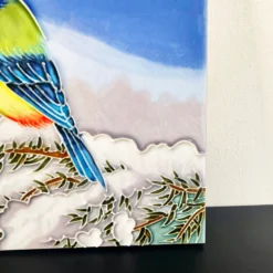 Winter Blue Tit Ceramic Tile Wall Art 6 Winter Blue Tit Ceramic Tile Wall Art -Home Decoration IMG E9904 editedAZ