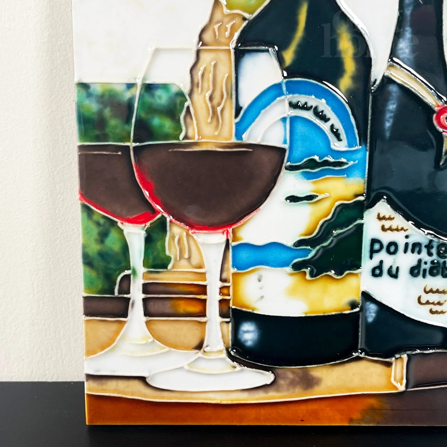 Wine Vineyard Ceramic Tile Wall Art 2 Wine Vineyard Ceramic Tile Wall Art - Image 2