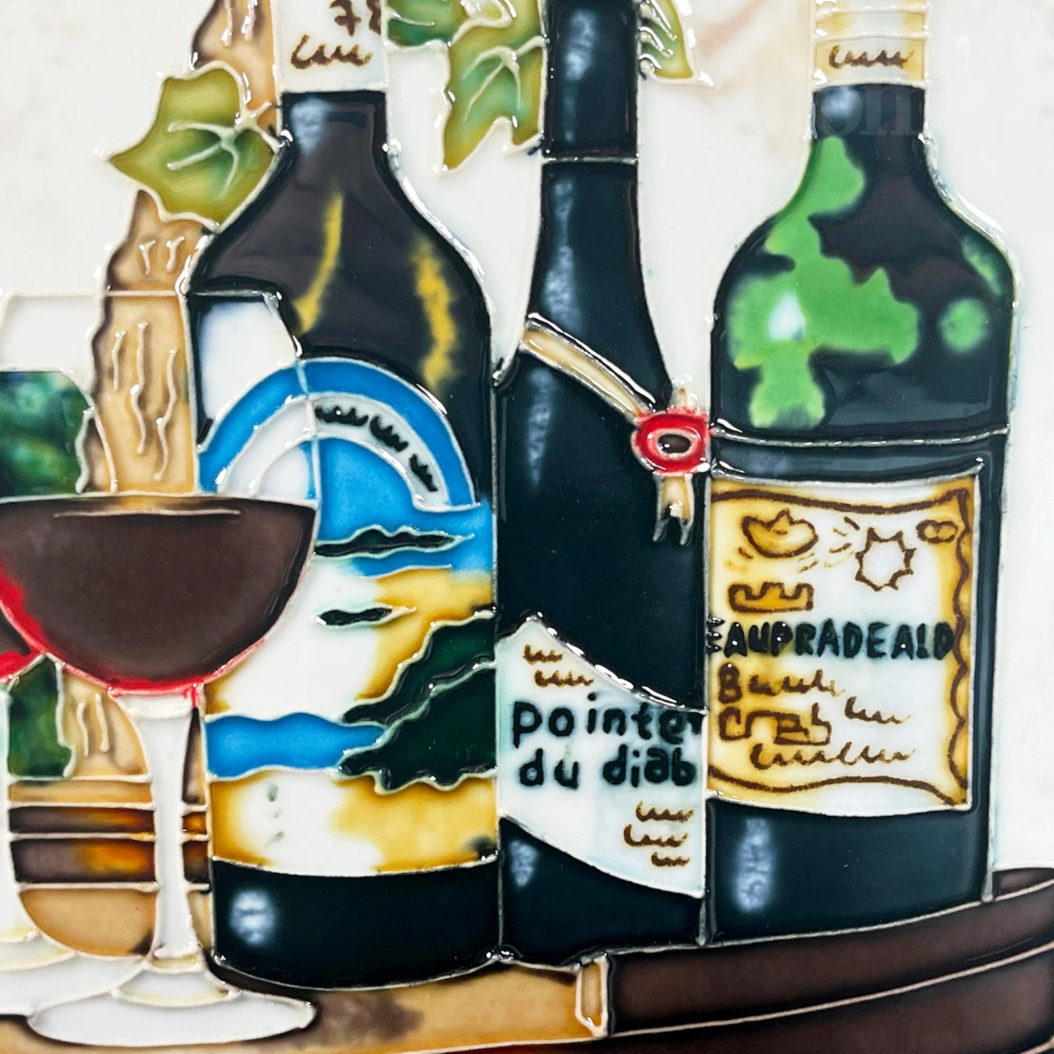 Wine Vineyard Ceramic Tile Wall Art 4 Wine Vineyard Ceramic Tile Wall Art - Image 4