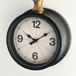 Wall Mounted Metal Industrial Pipe Clock -Home Decoration IMG E9915