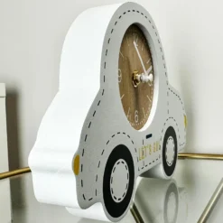 White Car Childrens Clock -Home Decoration IMG E9916 7f86d4cd e52e 42d1 9df6 178cf72c66bc