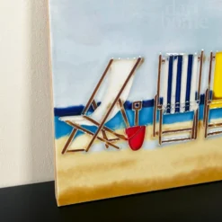 Lounging On The Beach Ceramic Tile Wall Art -Home Decoration IMG E9921 editedBP