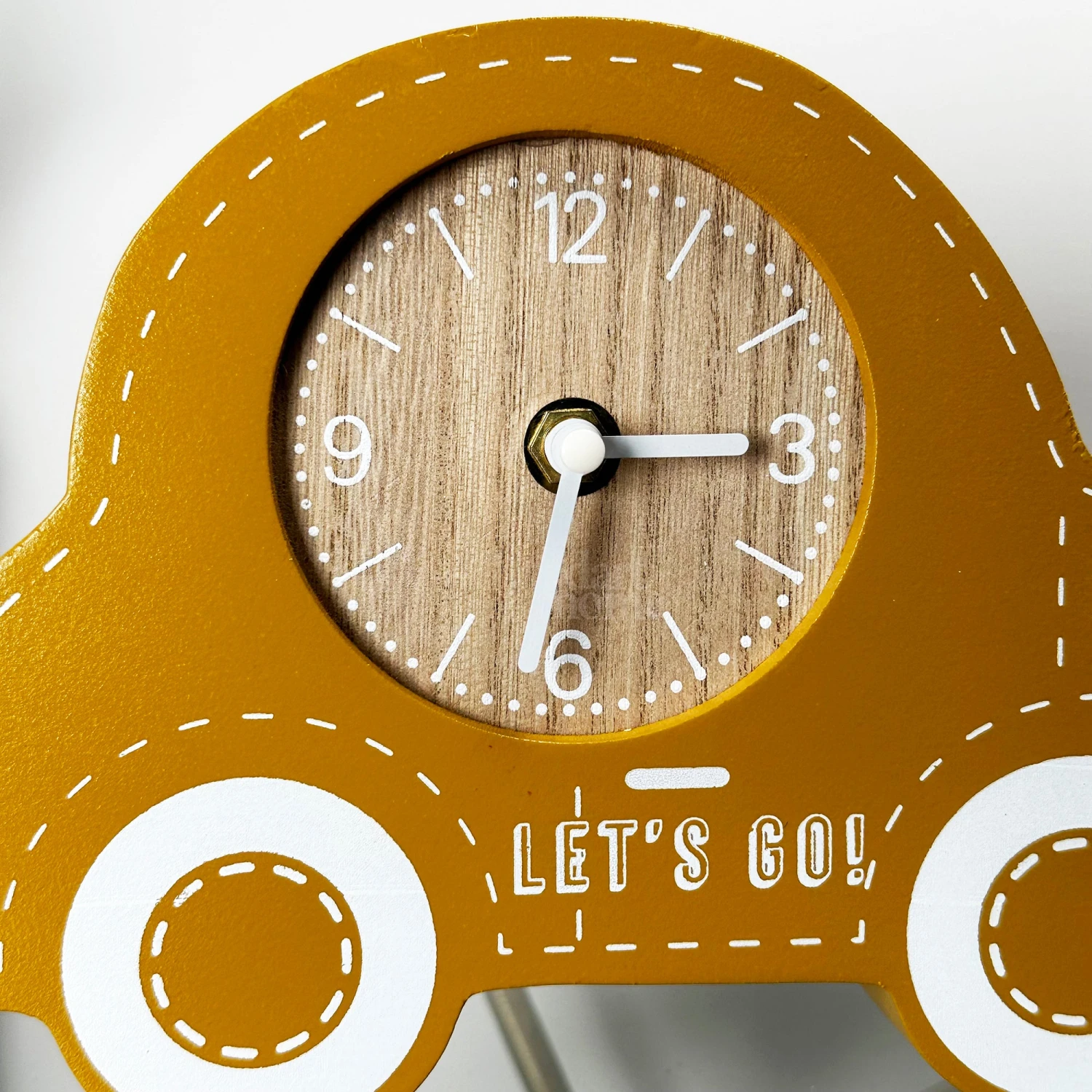 Yellow Car Childrens Clock 5 Yellow Car Childrens Clock - Image 5