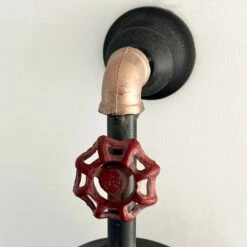 Metal Industrial Pipe Wall Clock -Home Decoration IMG E9926