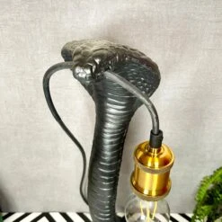 Black King Cobra Snake Lamp -Home Decoration IMG E9962 edited230